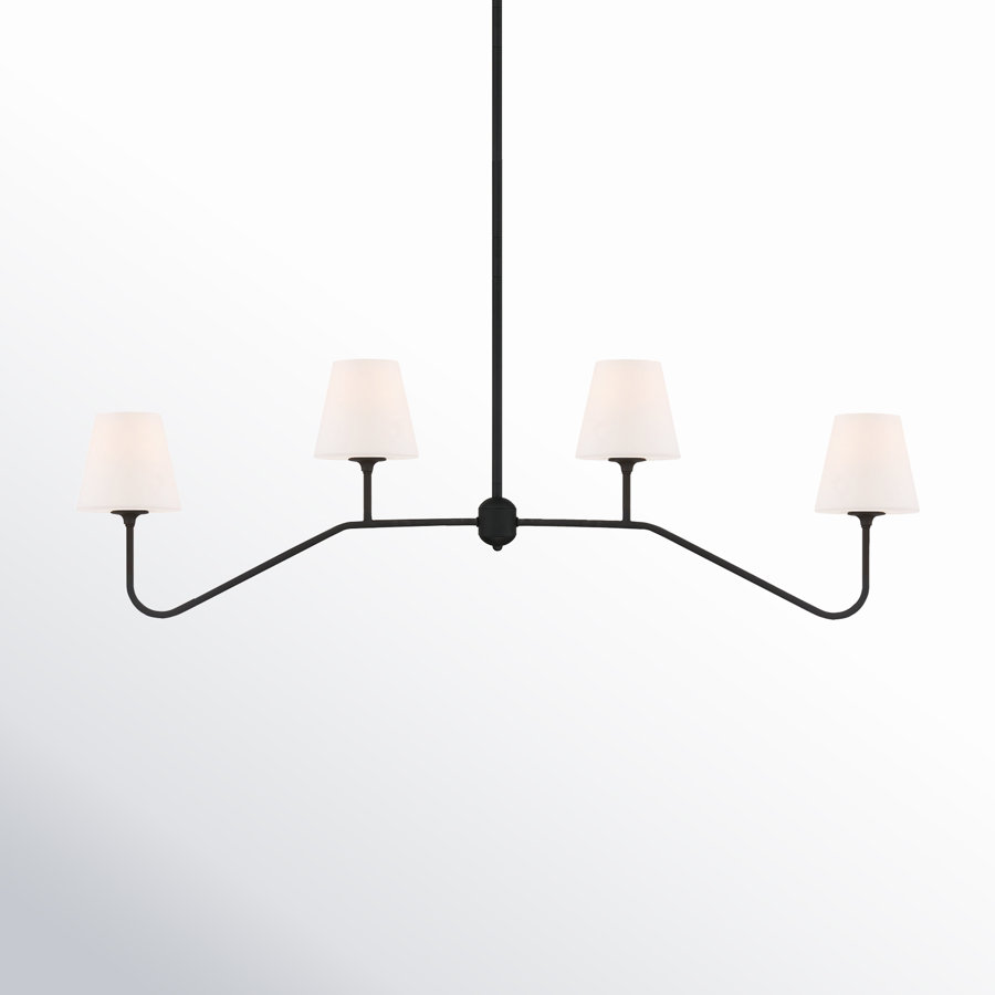 Lane 4 - Light Shaded Geometric Chandelier